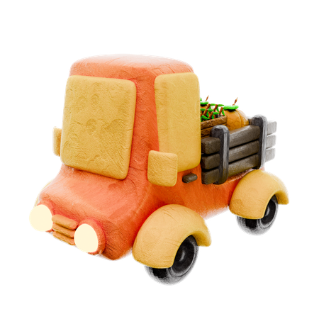 Fruit Car  3D Icon