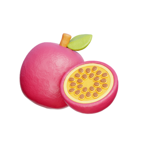 Fruit de la passion  3D Icon