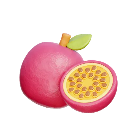 Fruit de la passion  3D Icon