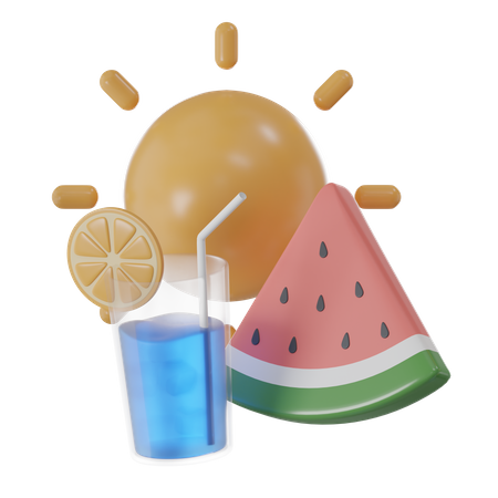 Fruit Juice  3D Icon