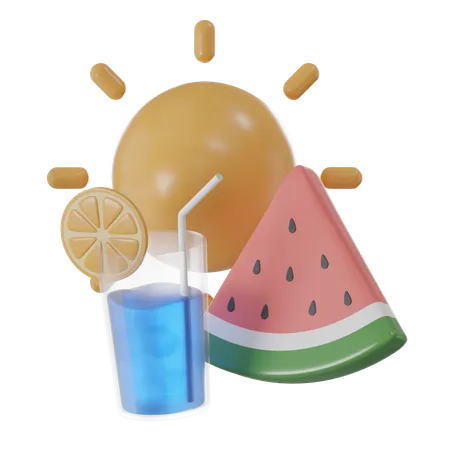 Fruit Juice 3D Icon