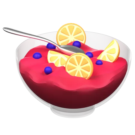 Fruit Punch 3 D Icon Illustration 3D Icon