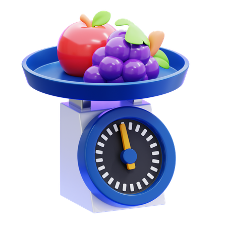 FRUIT SCALE  3D Icon