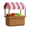 3d fruit shop emoji