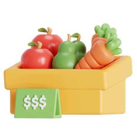 Fruit store  3D Icon