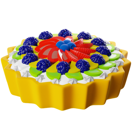 Fruit Tart  3D Icon