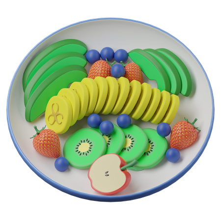 Fruitarian Diet  3D Icon