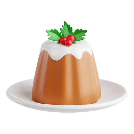 Fruitcake  3D Icon