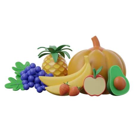 Fruits  3D Icon