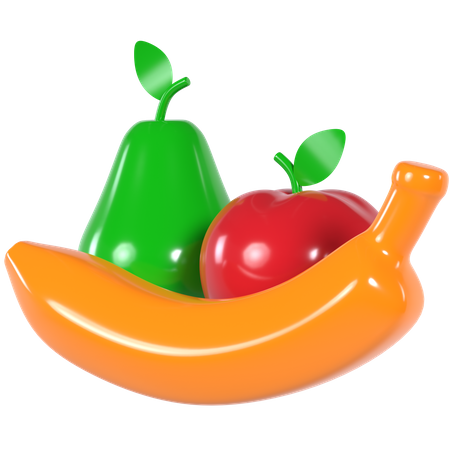 Fruits  3D Illustration