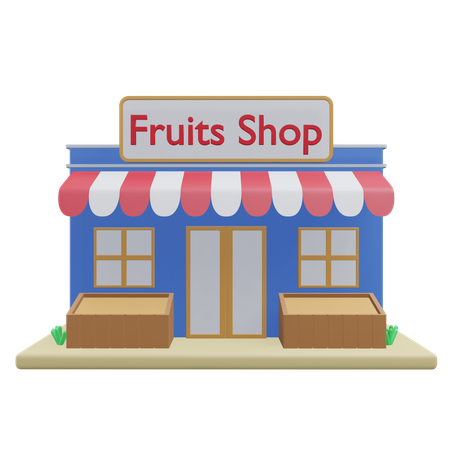Fruits Shop  3D Icon