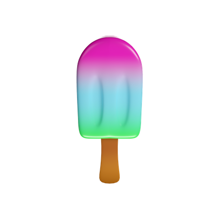 Fruity Ice Cream 3D Icon