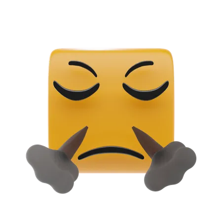 Frustrated Face  3D Icon