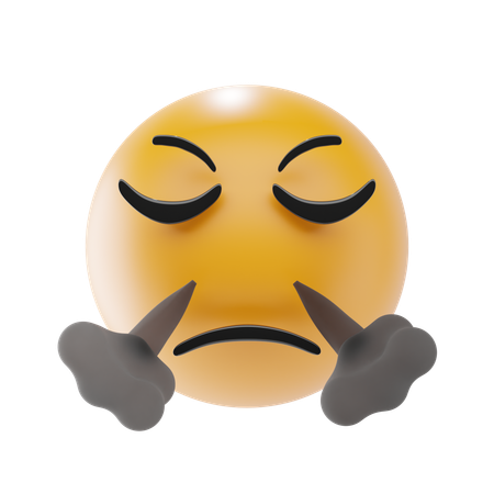 Frustrated Face  3D Icon