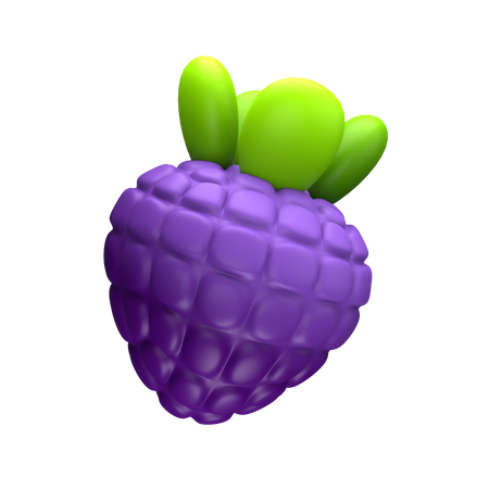 Fruta de morera  3D Icon
