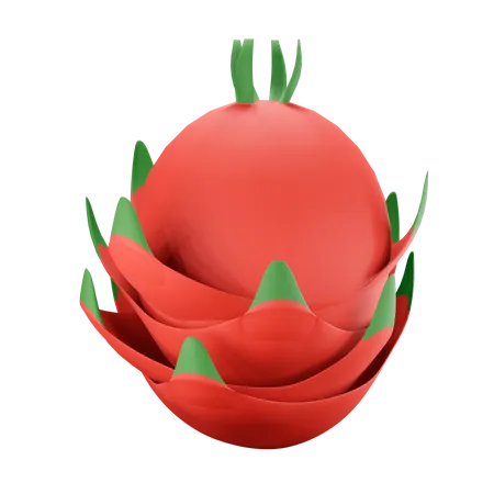 Dragon de fruta  3D Illustration