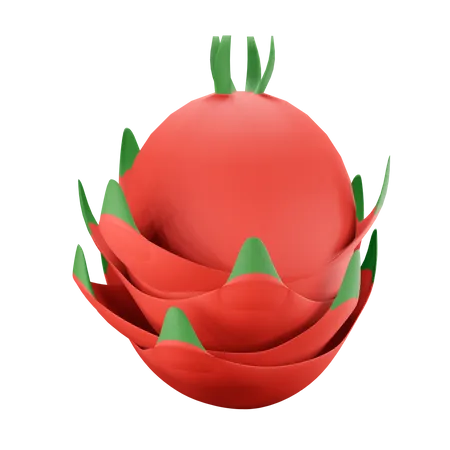 Fruta do dragão  3D Illustration