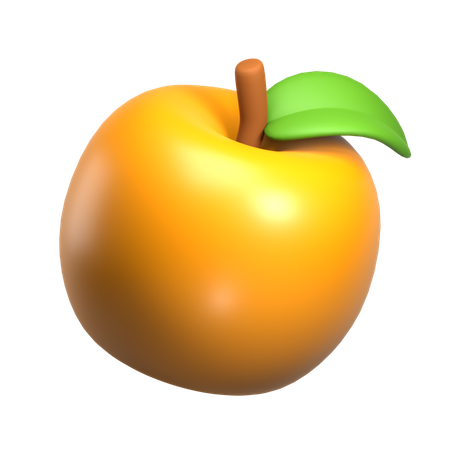 Fruta laranja 3d  3D Icon