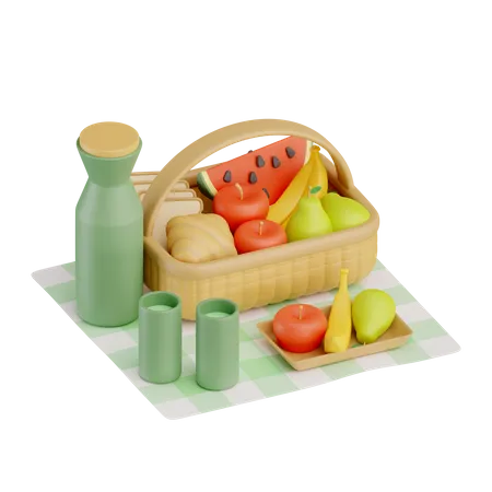 Fruta de piquenique  3D Icon