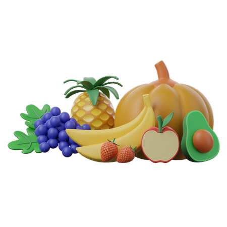 Frutas  3D Icon