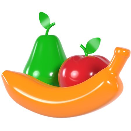 Frutas  3D Illustration