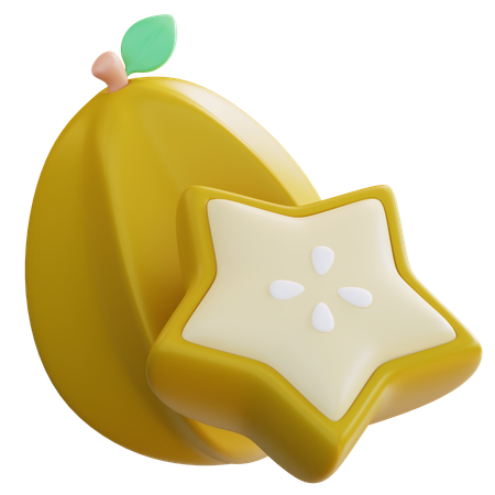 Frutas estrella  3D Icon