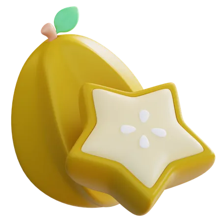 Frutas estrella  3D Icon