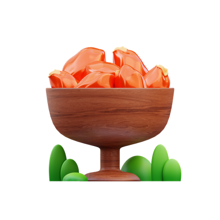 Fruteira de datas  3D Icon