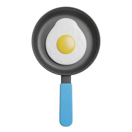 Frying Pan Cooking 3D Icon