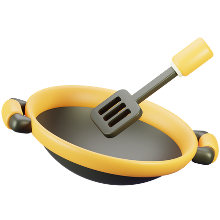 Frying Pan  3D Icon