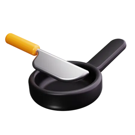 Frying Pan  3D Icon