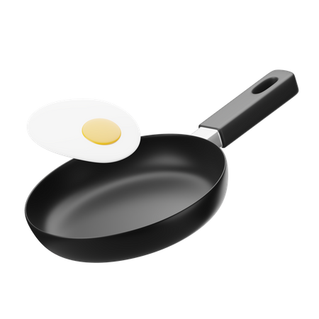 Frying Pan  3D Illustration