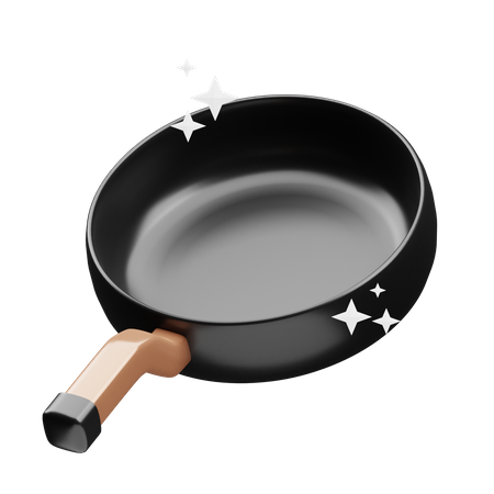 Frying Pan  3D Illustration