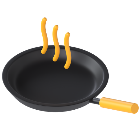 Frying pan  3D Illustration