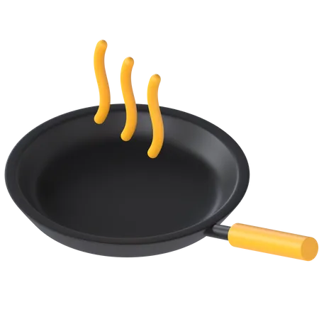 Frying pan  3D Illustration