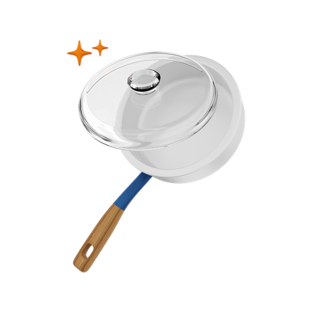 Frying Pan  3D Illustration