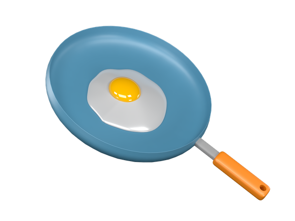 Frying Pan  3D Illustration