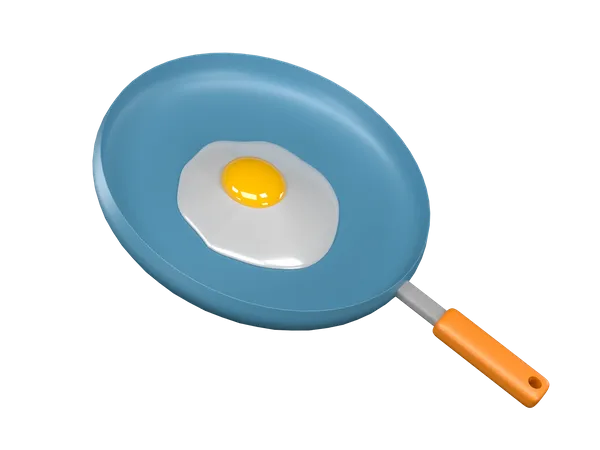 Frying Pan  3D Illustration