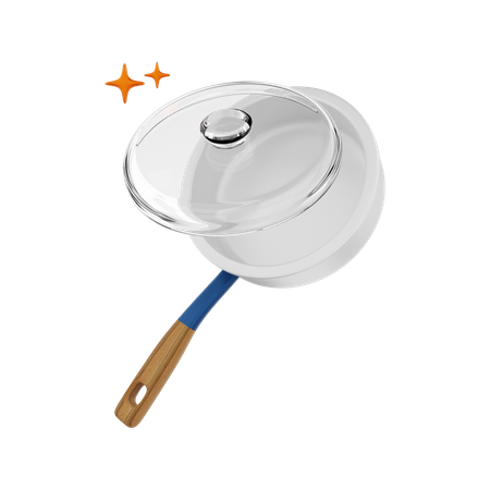 Frying Pan 3D Illustration