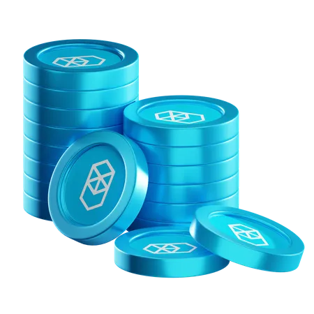 Ftm Coin Stacks  3D Icon