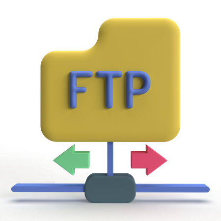 FTP  3D Icon