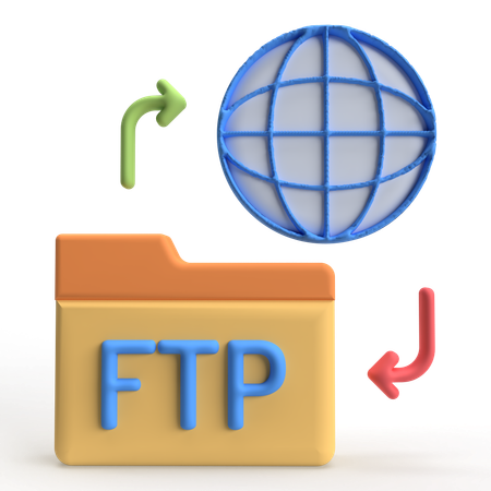 FTP  3D Icon