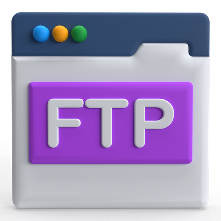 FTP  3D Icon