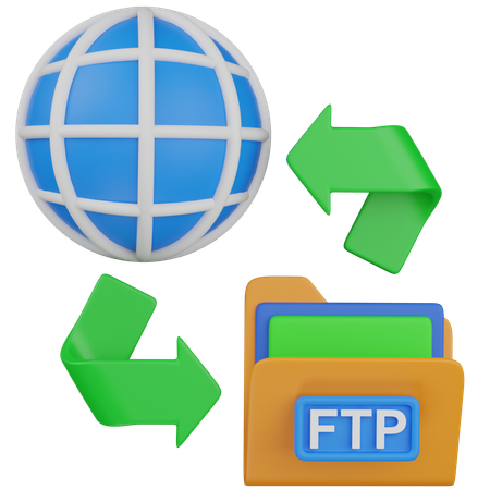 Ftp  3D Icon