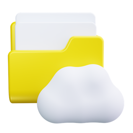 Nuage FTP  3D Icon