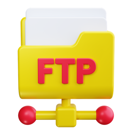 FTP-Dateiverwaltung  3D Icon