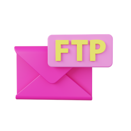 Ftp Message  3D Icon