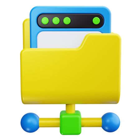 FTP-Server  3D Icon