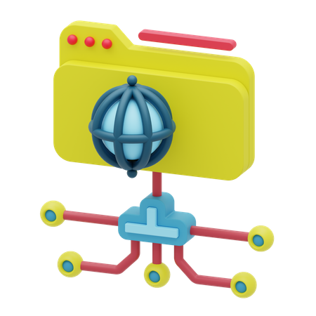 Ftp Server  3D Icon