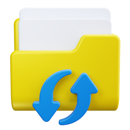 Ftp Transfer  3D Icon